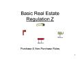 Basic Real Estate Regulation Z PowerPoint PPT Presentation