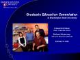 Graduate Education Commission PowerPoint PPT Presentation