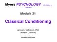 Myers PSYCHOLOGY 8th Edition in Modules PowerPoint PPT Presentation