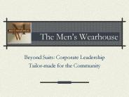 The Mens Wearhouse