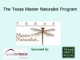 The Texas Master Naturalist Program PowerPoint PPT Presentation