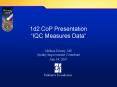 1d2 CoP Presentation IQC Measures Data PowerPoint PPT Presentation