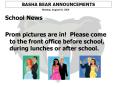 BASHA BEAR ANNOUNCEMENTS PowerPoint PPT Presentation