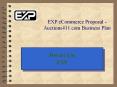 EXP eCommerce Proposal - Auctions411.com Business Plan PowerPoint PPT Presentation