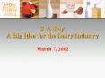 3ADay A Big Idea for the Dairy Industry PowerPoint PPT Presentation