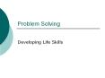 Problem Solving PowerPoint PPT Presentation