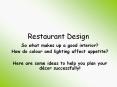 Restaurant Design PowerPoint PPT Presentation