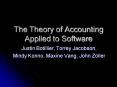 The Theory of Accounting Applied to Software PowerPoint PPT Presentation