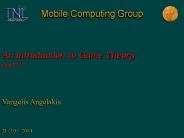 Mobile Computing Group