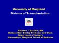 University of Maryland PowerPoint PPT Presentation