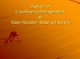 Division of Enrollment Management at Sam Houston State University PowerPoint PPT Presentation