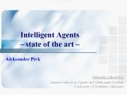 Intelligent Agents 