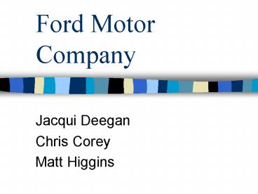 Ford Motor Company