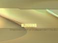 BLOGGING PowerPoint PPT Presentation