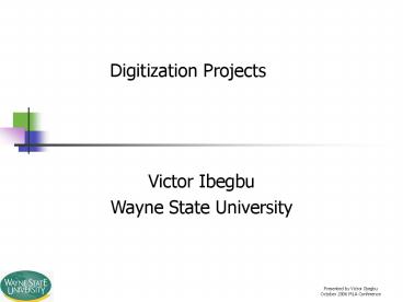 MLIS 'Digital Librarianship' (expected summer 07) ... Ner