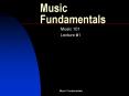 Music 101 PowerPoint PPT Presentation