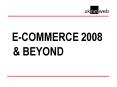 ECOMMERCE 2008 PowerPoint PPT Presentation