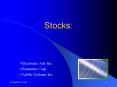 Stocks: PowerPoint PPT Presentation