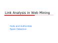 Link Analysis in Web Mining PowerPoint PPT Presentation