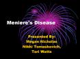 Menieres Disease PowerPoint PPT Presentation