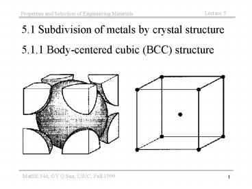 Properties and Selection of Engineering Materials