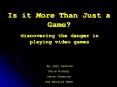 Is it More Than Just a Game PowerPoint PPT Presentation