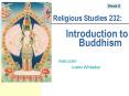 Religious Studies 232: Introduction to Buddhism PowerPoint PPT Presentation