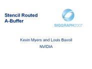 Stencil Routed A-Buffer