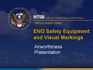 ENG Safety Equipment and Visual Markings