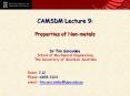 CAMSDM Lecture 9: PowerPoint PPT Presentation