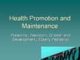 Health Promotion and Maintenance PowerPoint PPT Presentation