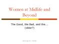 Women at Midlife and Beyond PowerPoint PPT Presentation