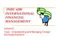 INBU 4200 INTERNATIONAL FINANCIAL MANAGEMENT PowerPoint PPT Presentation