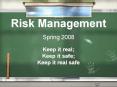 Risk Management PowerPoint PPT Presentation