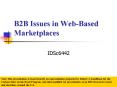 B2B Issues in WebBased Marketplaces PowerPoint PPT Presentation