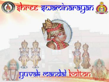 SKS Swaminarayan Shikshapatri Slok 1 Part B
