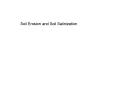 Soil Erosion and Soil Salinization PowerPoint PPT Presentation