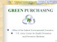 GREEN PURCHASING PowerPoint PPT Presentation
