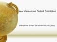 New International Student Orientation PowerPoint PPT Presentation
