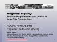 Regional Equity: Tools to Bring Fairness and Choice to Inner City Communities PowerPoint PPT Presentation