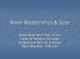 Room Relationships PowerPoint PPT Presentation