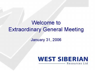 West Siberian Resources