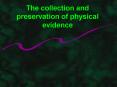 The collection and preservation of physical evidence PowerPoint PPT Presentation