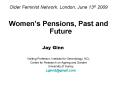 Older Feminist Network, London, June 13th 2009 PowerPoint PPT Presentation