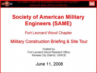 Society of American Military Engineers SAME