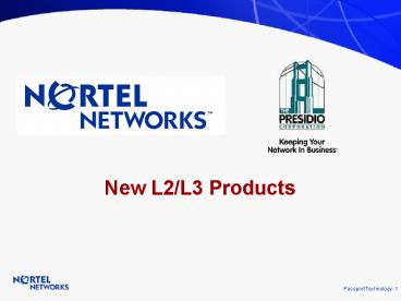 New L2L3 Products