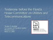 The Phoenix Center does not advocate for (or against) an