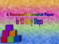 A%20Successful%20Research%20Paper PowerPoint PPT Presentation
