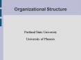 Organizational Structure PowerPoint PPT Presentation