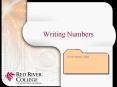 Writing Numbers PowerPoint PPT Presentation